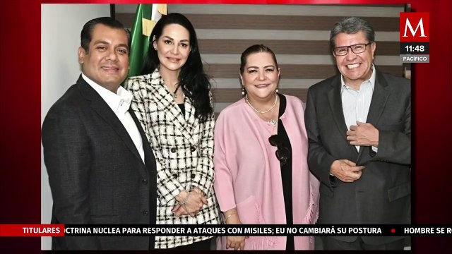 Guadalupe Taddei y Ricardo Monreal revisan presupuesto del INE para elección judicial