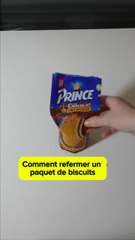 Comment refermer un paquet de biscuits 🍪