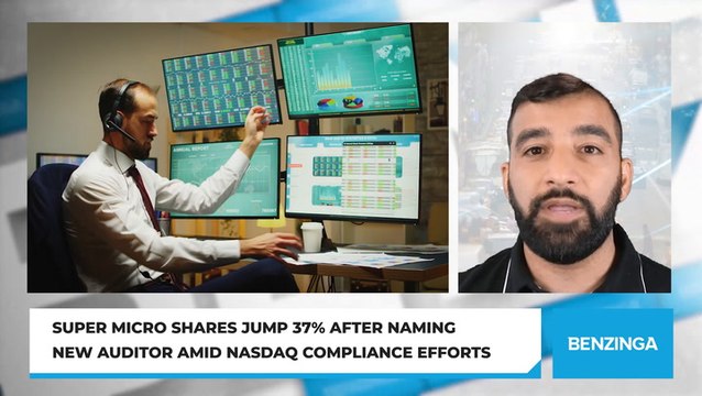 Super Micro Shares Jump 37% After Naming New Auditor Amid Nasdaq Compliance Efforts