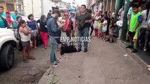 VIDEO: Librecambista baleado y despojado de su dinero por atracadores en moto