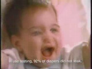 Ultra Pampers Leak Barriers 1990