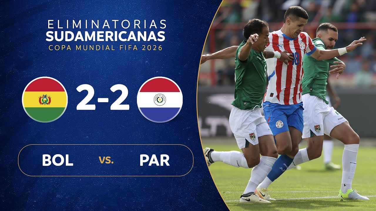 Bolivia vs Paraguay (2-2) | Eliminatorias 2026 | Fecha 12
