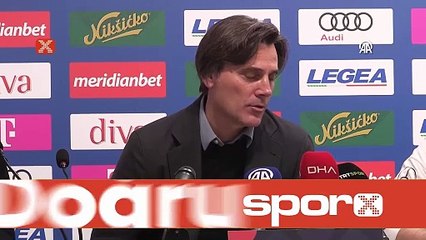 Montella: "Sahada futbol maçı yoktu; fark bu!"