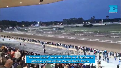 "Treasure Island" fue el más veloz y ganó el Gran Premio Dardo Rocha en el hipódromo platense