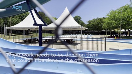 Big Spash water slides out of action