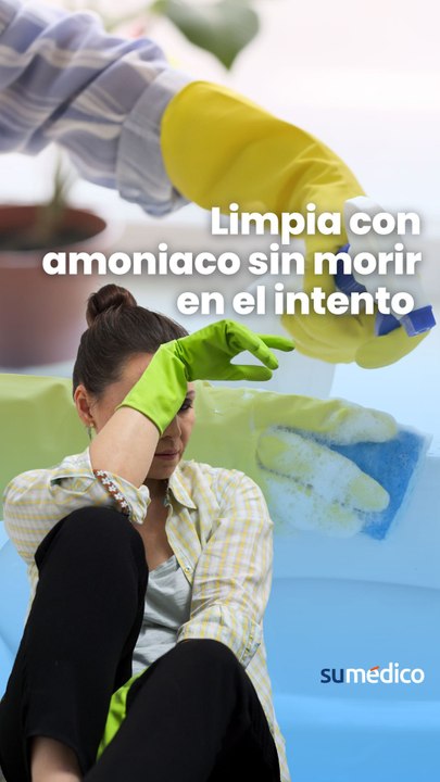 Limpia con amoniaco sin morir en el intento