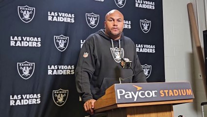 Las Vegas Raiders Coach Antonio Pierce Post Loss to the Cincinnati Bengals