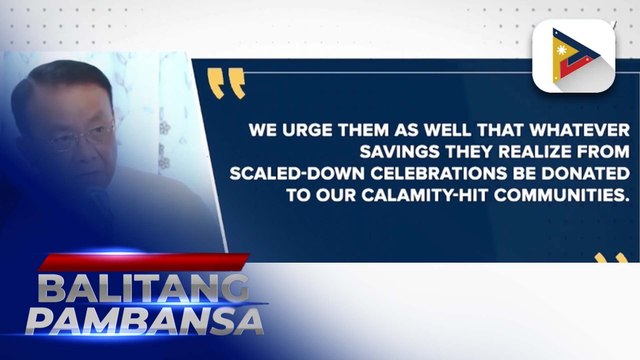 Mga ahensiya ng gobyerno, hinimok na gawing simple ang Christmas parties