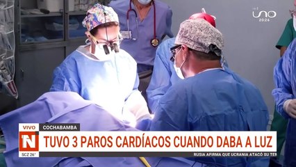 Embarazada sufre paro cardíaco