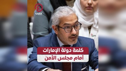 كلمة دولة الإمارات أمام مجلس الأمن