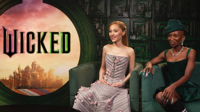 'Wicked' Stars Ariana Grande & Cynthia Erivo Say They'd Love to do a Broadway Musical Together | THR News Video