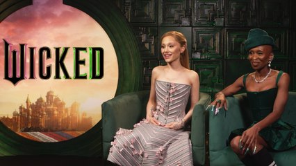 'Wicked' Stars Ariana Grande & Cynthia Erivo Say They'd Love to do a Broadway Musical Together | THR News Video