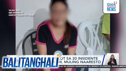Babaeng sangkot sa 20 insidente ng pagnanakaw, muling naaresto | Balitanghali