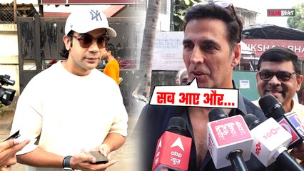 Maharashtra Elections 2024: Akshay Kumar और Rajkummar Rao ने डाला Vote, बोले 'सबका अधिकार...'