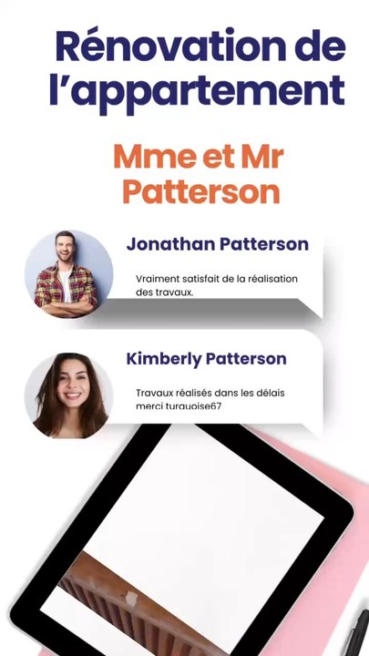 Rénovation de l’appartement de Mme et Mr Patterson
