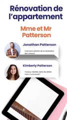 Rénovation de l’appartement de Mme et Mr Patterson