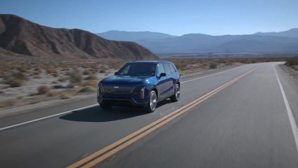 The all-electric 2026 Cadillac VISTIQ Driving Video