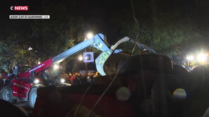 La coordination rurale a manifesté sa colère devant la préfecture d'Agen