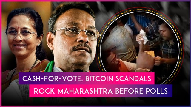 Cash-For-Vote, Bitcoin Scandals Involving Vinod Tawde & Supriya Sule Rock Maharashtra Before Polls