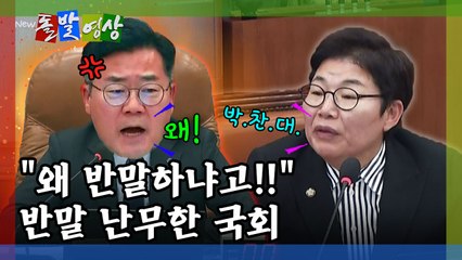 [돌발영상] "왜 반말하냐고!!" 반말 난무한 국회 / YTN