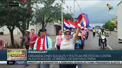 Organizaciones sociales y políticas exigen justicia y cambio en Paraguay
