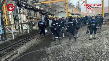 Çayırhan Termik Santrali maden sahalarının özelleştirme kararına karşı 500 madenci, kendilerini madene kapatarak eylem başlattı