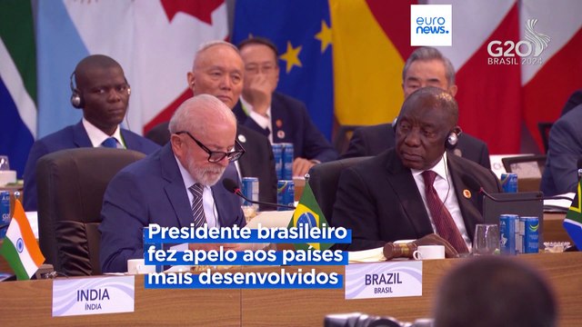 G20: presidente do Brasil pede aos países desenvolvidos que acelerem iniciativas em matéria de alterações climáticas