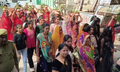 Video : बूंदी महोत्सव के तहत नैनवां में निकाली कलश यात्रा में बिखरी सतरंगी छटा