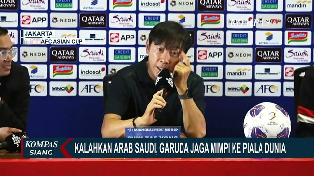Shin Tae Yong Puji Permainan Timnas Indonesia, Pertama Kali Kalahkan Arab Saudi!