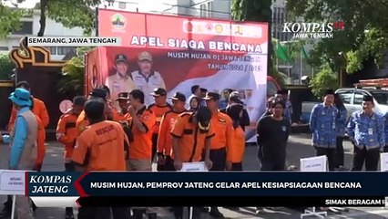 Musim Hujan, Pemprov Jateng Gelar Apel Kesiapsiagaan Bencana