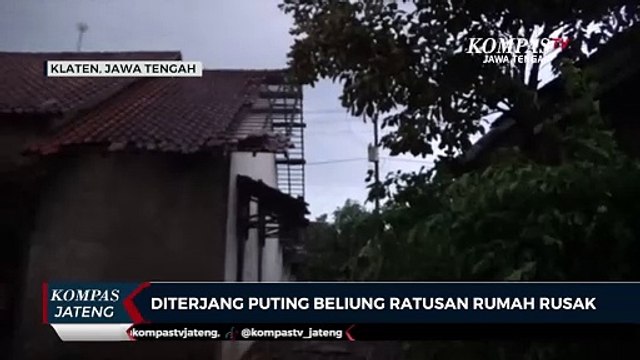 Diterjang Puting Beliung Ratusan Rumah Rusak