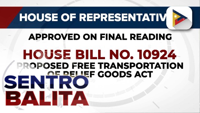Bill para mapaigting ang relief ops at panukalang batas na magbibigay ng oportunidad sa senior citizens, aprubado na sa Kamara