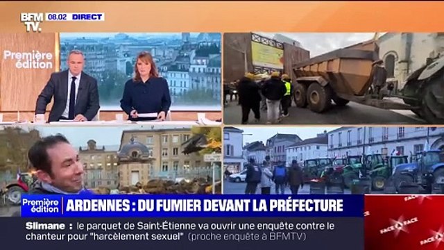 En colère, les agriculteurs déversent du lisier devant une préfecture