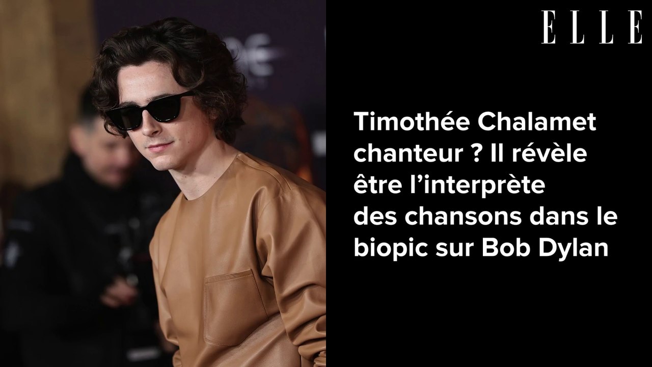 Timothée Chalamet chanteur ? Il révèle être l’interprète des chansons dans le biopic sur Bob Dylan