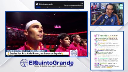 🥇Gracias Don Rafa Nadal Parera, un Grande de España👏