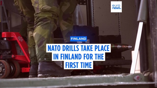NATO holds its first artillery drills in Finland since joining alliance