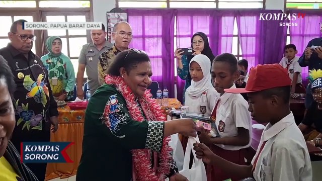 Pemprov PBD Uji Coba Makan Bergizi Gratis Bagi Siswa di Kabupaten Sorong