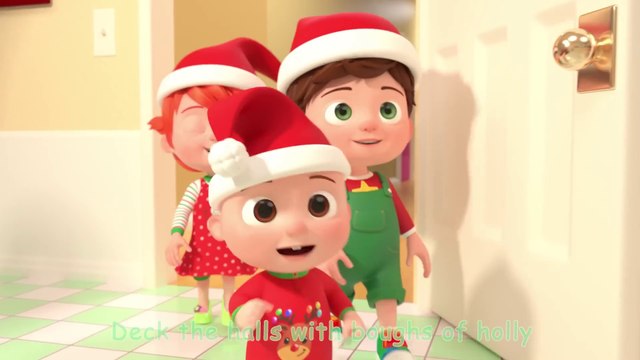 Deck the Halls - Christmas Song for Kids -KidTv Nursery Rhymes & Kids Songs
