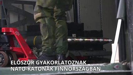 Először van NATO-hadgyakorlat Finnországban