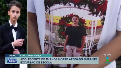Adolescente de 16 anos morre afogado durante excursão de escola