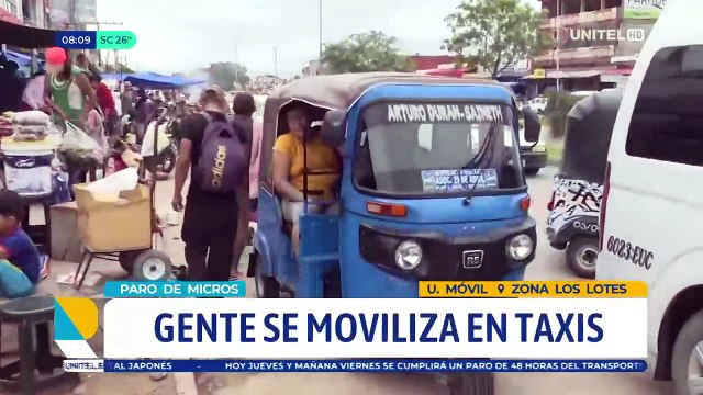 Población agarra trufis para circular desde Los Lotes