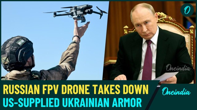 Russian FPV Drone Destroys US-Made Stryker in Kursk Soar, FPV Drones Changing Modern Warfare| WATCH