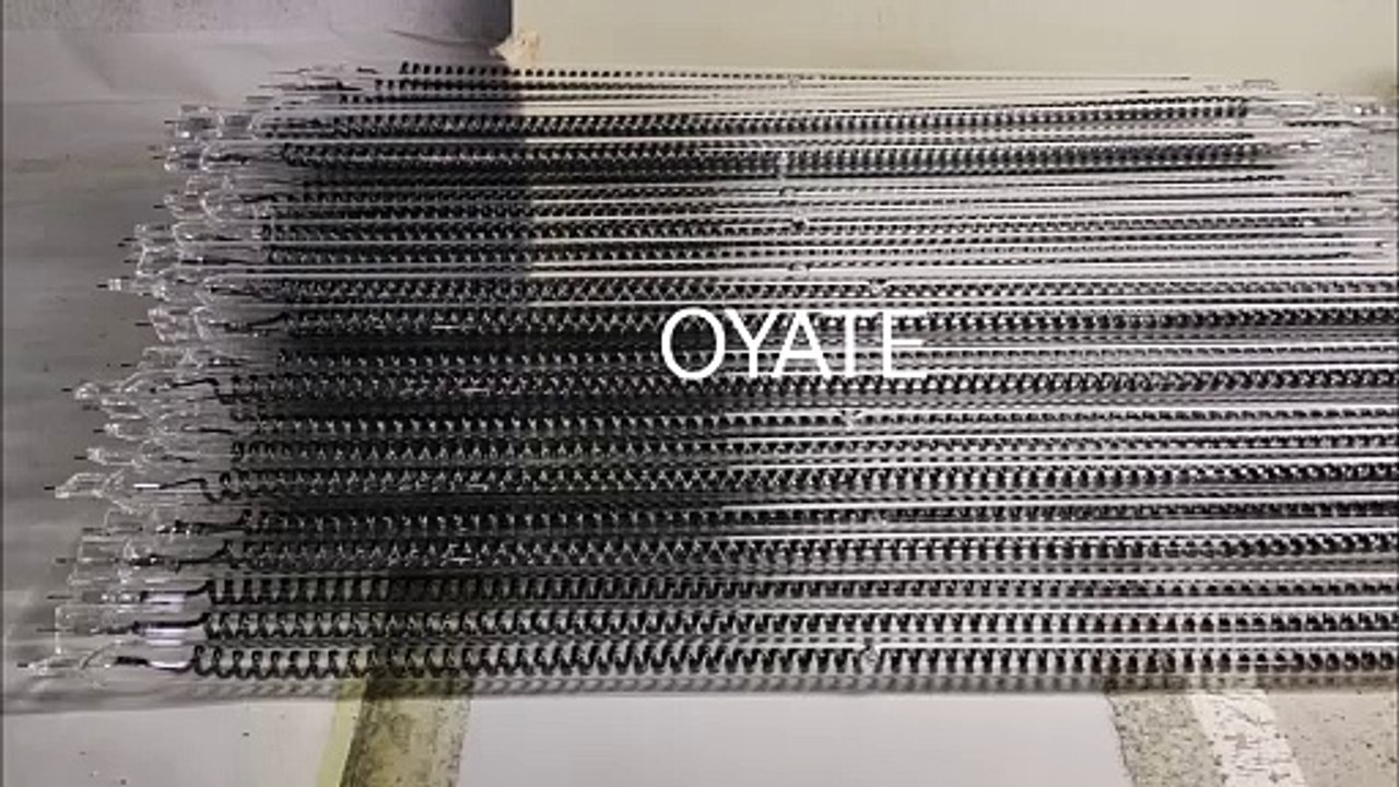 410mm 115v 1800w Twin tubes Carbon Fiber Heating Lamp twin tubes infrared carbon fiber heat lamps