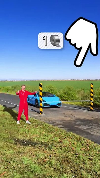 Car Challenge 1 VS 25,000 Tape