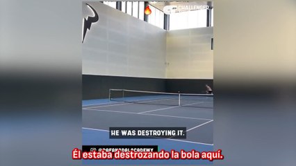 Esto decía Martín Landaluce, promesa del tenis español, tras un entrenamiento con Nadal en 2022: "Me estaba destrozando"
