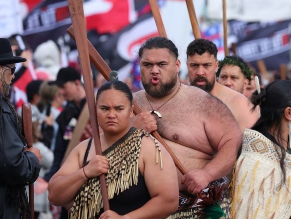 Größte Demo in Neuseelands Geschichte: Maori protestieren gegen Gesetz