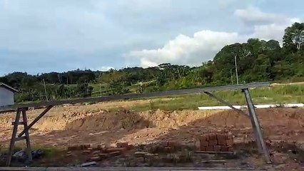 suasana di sore hari di perumahan