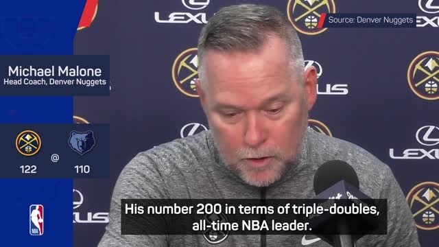 Malone hints Westbrook's historical record could be taken by Denver Nuggets team-mate
