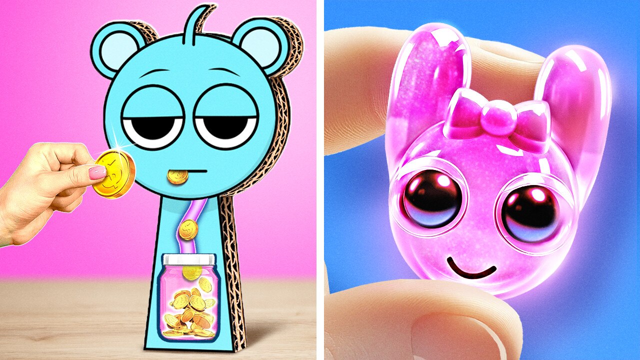 Cool SPRUNKI Cardboard Crafts 🔥 *Best Paper And Cardboard Projects For You*