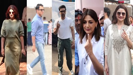 Maharashtra Elections 2024:Ranbir Kapoor, Twinkle Khanna, Sonu Sood और कई B-Town Celebs ने किया Vote